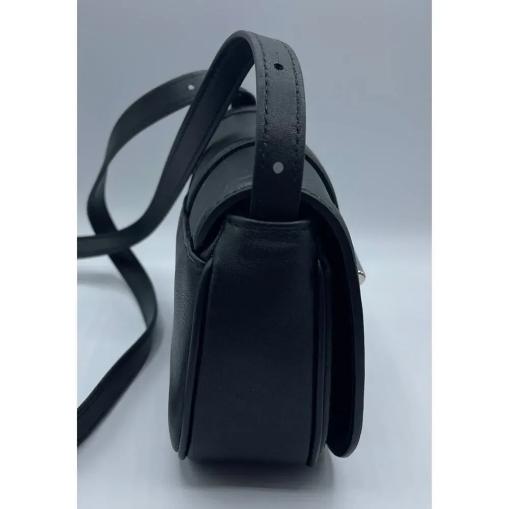 ALEXANDER MCQUEEN Mini T-Bar Satchel in Black